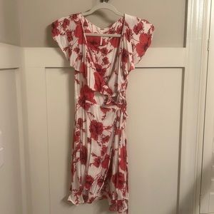 Free People wrap dress size large